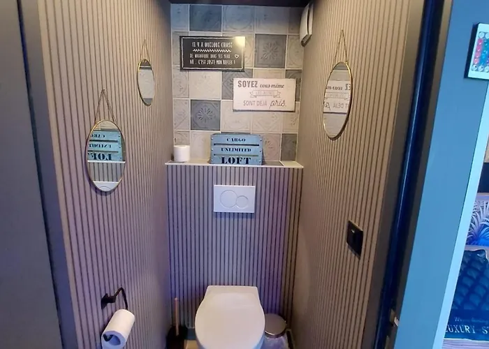 Loveroom Sauna, Balnéo, Parking Privé Dans Le Centre De Apartamento Honfleur